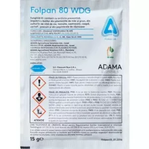 Fungicid de contact Folpan 80 WDG – 15 g (folpet 80%)